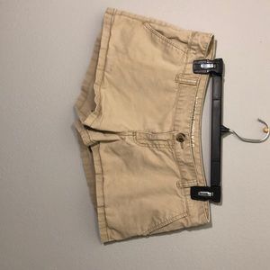 Short tan shorts